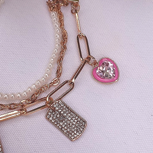 Multi Strand Charm Bracelet - Picture 4 of 7